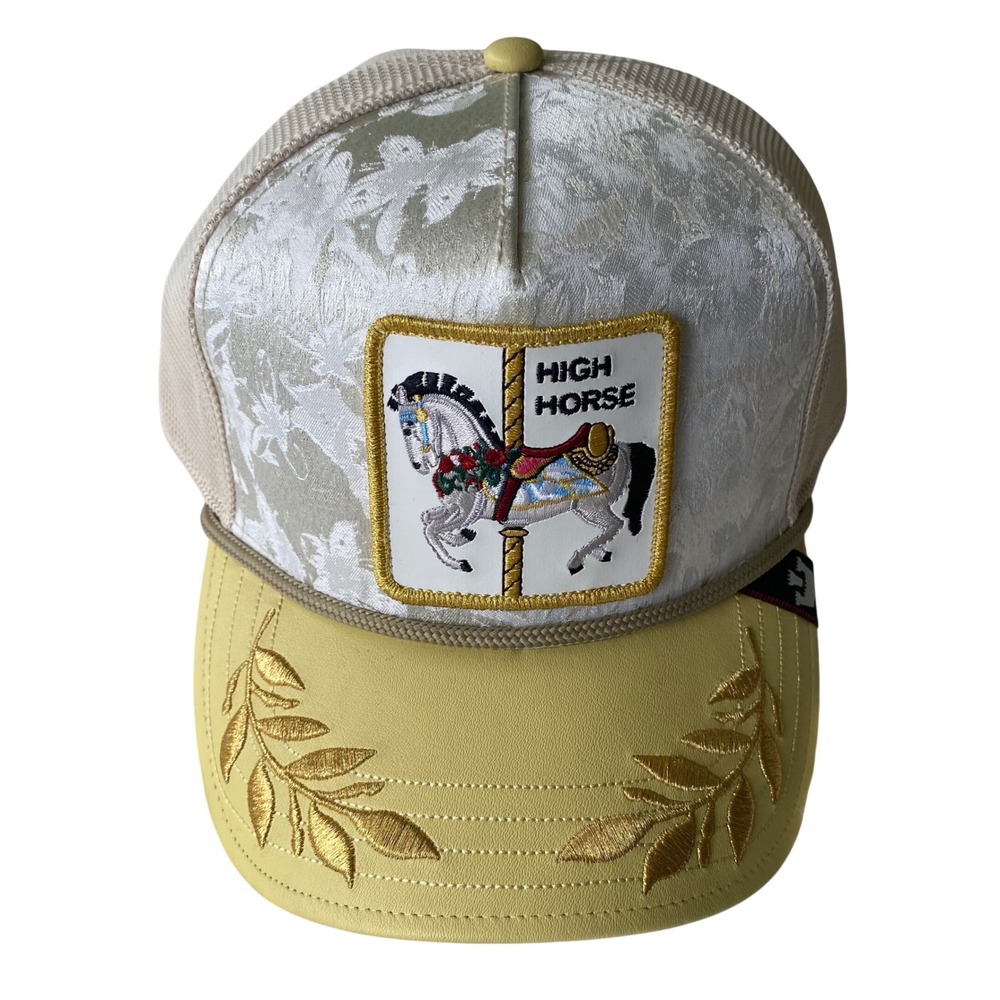 Goorin Bros High Horse Trucker Hat Carousel Stone Altus Equo Limited Edition NWT